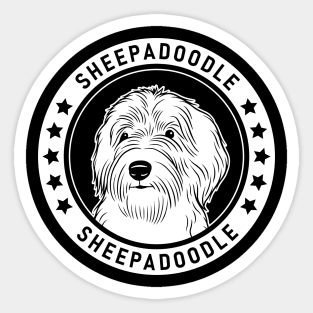 Sheepadoodle Fan Gift Sticker